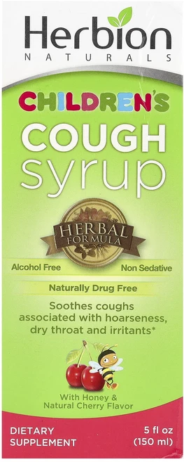 몸관리하세요 겨울입니다 Herbion Naturals 어린이용 기침 알코올 무함유 꿀 천연 체리 함유 150ml(5fl oz) 특별관리진행, HerbionNaturals어린이용기침알코올무함유꿀천연, 1개, 150ml - 쿠팡