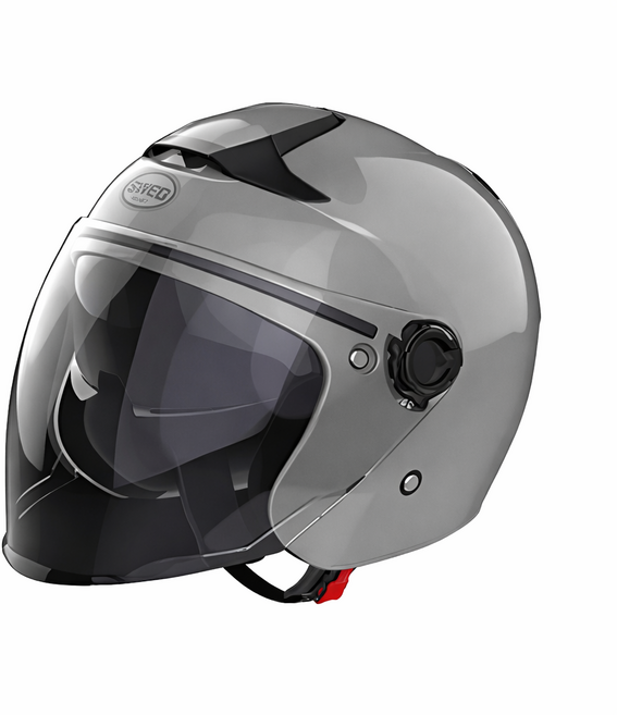 [KC인증][정품헬멧] 스웨그헬멧 SWEG RS10 오토바이헬멧 초경량1050g UV400 블랙/화이트/그레이 오픈페이스가벼운헬멧 남녀공용 안전인증 스쿠터헬멧 출퇴근용 바이크헬멧, 라이트그레이