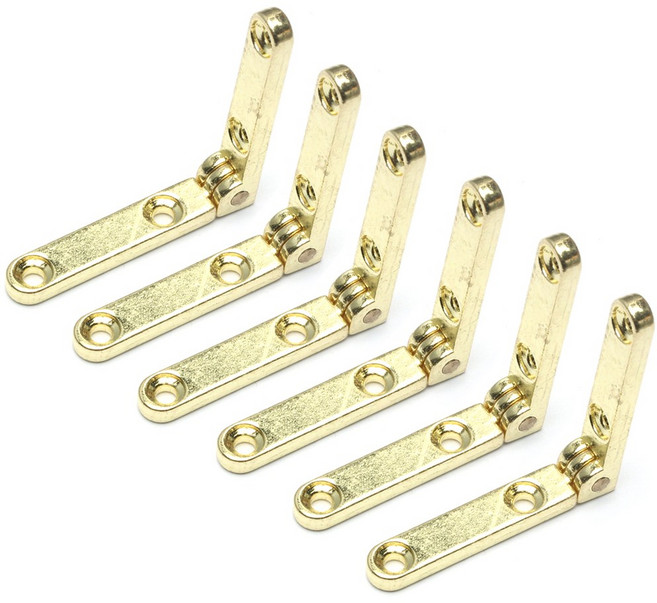 성원기업 소가구용 숨은경첩(라인)미니 골드, 6개