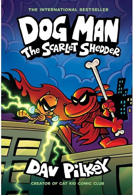 Dog Man #12: The Scarlet Shedder 圖畫小說 (全彩平裝本) / Dav Pilkey, 詳見詳細資訊