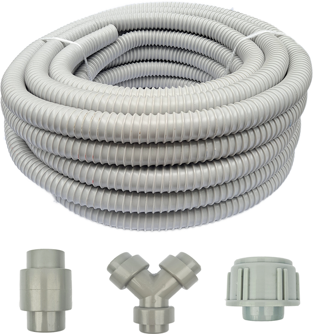 싱크대 배수호스 주름관 씽크 주방 배수관 연결 연장 배관 교체 부속 1m, m 단위, 1개