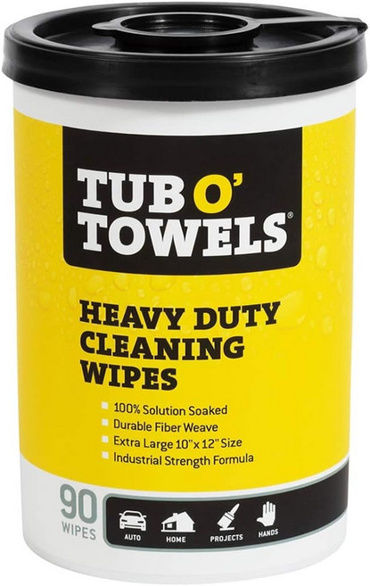 Tub O Towels TW90 헤비듀티 10x12 사이즈 다중 표면 세척 와이프 90개, 1개