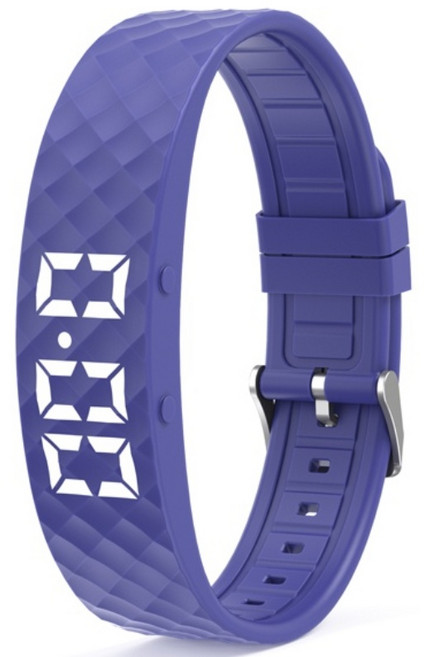 러브심플 진동 알람시계 스마트 스포츠 시계, 네이비, 1개