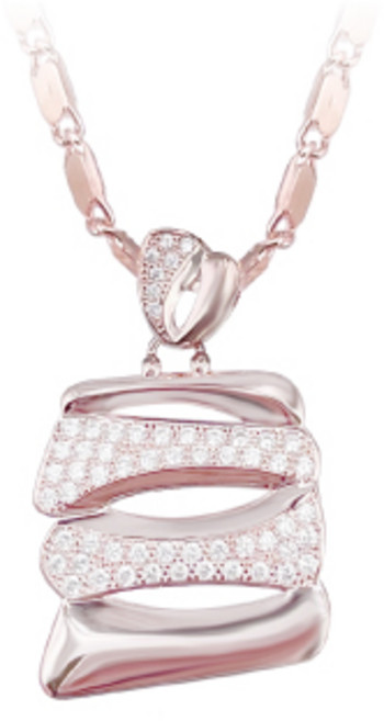 [혜성 주얼리] 벨리토 럭셔리 볼드 로즈골드 볼륨 목걸이