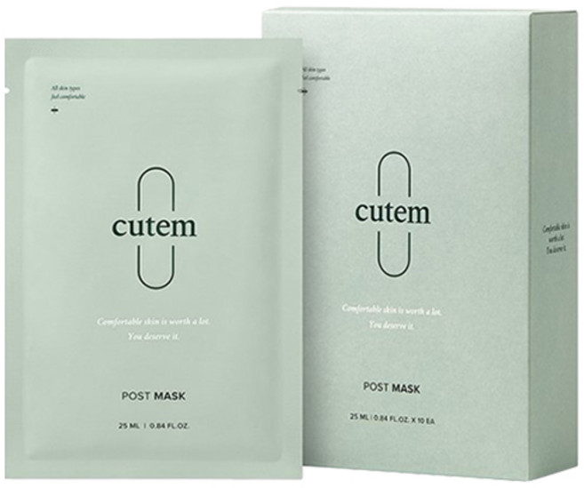 큐템 포스트 마스크 세트 25ml, 1개