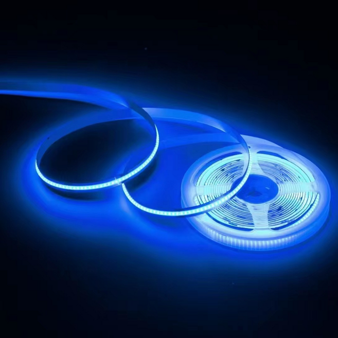 원그리드 USB COB LED 스트립 5m 잘라쓰는 줄조명 밝기조절, 1개, 블루