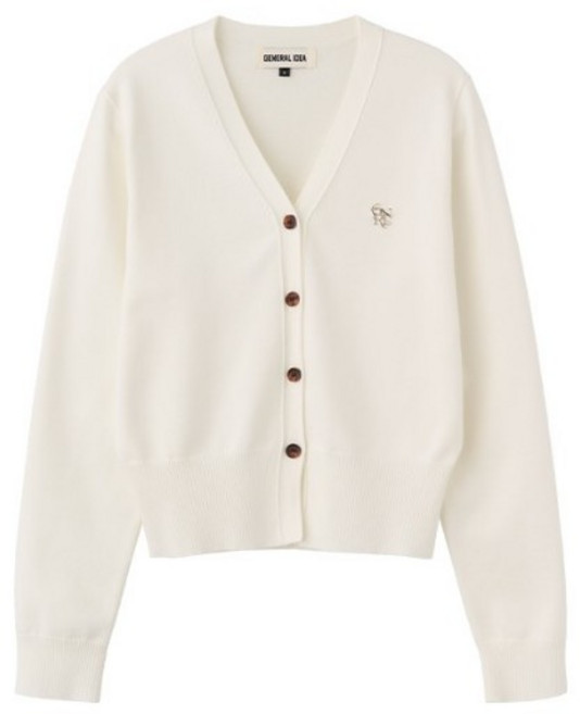 韓國 GENERAL IDEA 女款V領經典款開襟衫 WBD3L04503