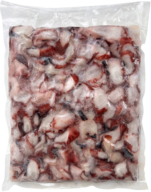 힘찬푸드 샐러드용 문어 슬라이스 자숙 문어채, 1개, 500g