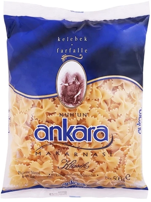 Nuh'un Ankara 蝴蝶麵 (義大利杜蘭小麥造型麵), 500g, 1個