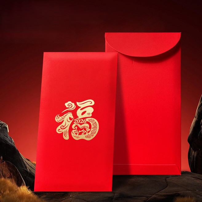 더 라넌큘러스 플라워 병오년 말의 해 용돈 봉투 4종 10p, 1팩, 복 2026