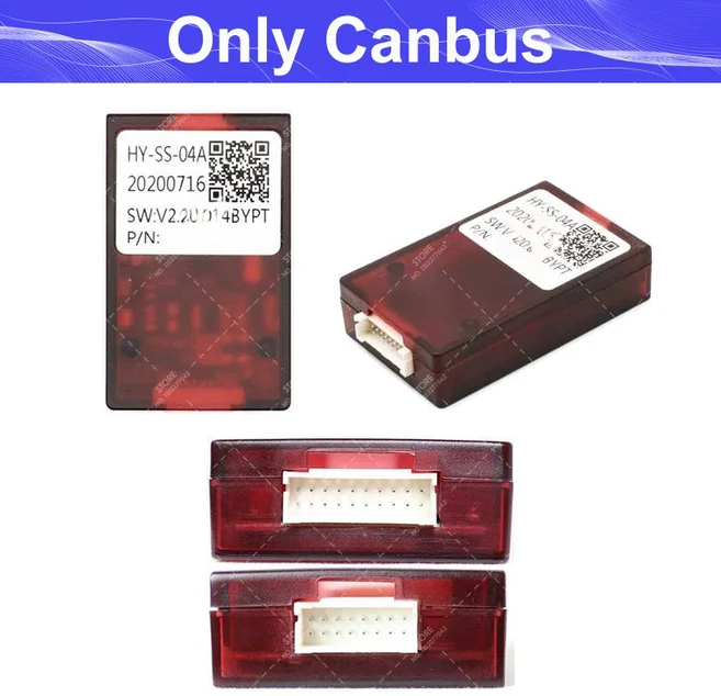 호환 MAMSM 기아 쏘렌토/모던 쏘나타용 안드로이드 카 라디오 캔버스 박스 디코더 배선 어댑터 전원 케이블, 03 HY-SS-04A