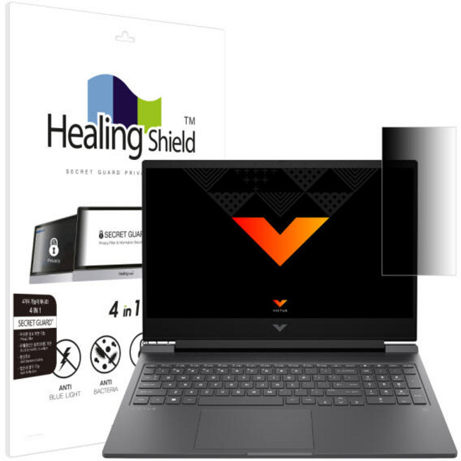 힐링쉴드 HP VICTUS 16 2023 SNS 메신저 사이드 프라이버시 보안필름, 1개