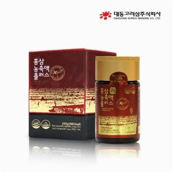 대동고려삼 홍삼정 홍삼농축액 플러스(6년근) 240g (쇼핑백동봉), 1개