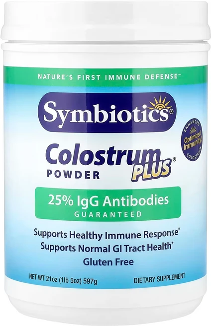 Symbiotics 콜로스트럼 플러스 분말 597g 1.3lbs, 1PACKAGE, 1개 - 쿠팡