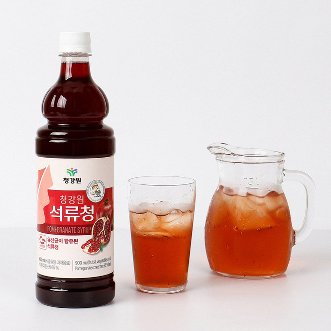 자연초 석류청 900ml 석류엑기스 석류농축액, 1개