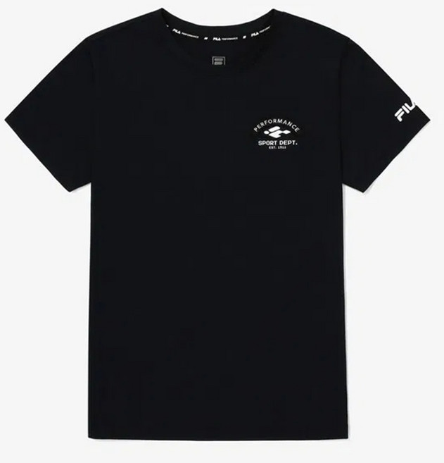 휠라 FILA 여성 퍼포먼스 기능성 그래픽 반팔티셔츠 FS2RSG2252F-BLK