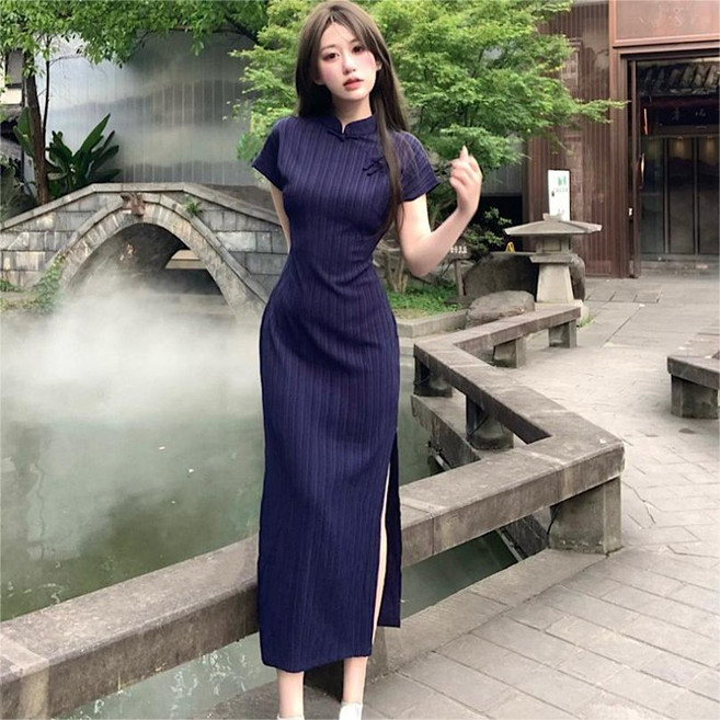 여성 차이니스 치파오 원피스