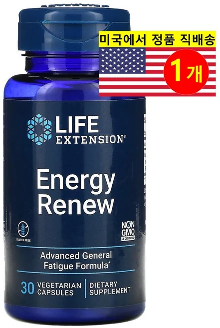 Life Extension 라이프 익스텐션 에너지 리뉴 Energy Renew 30정 - 쿠팡