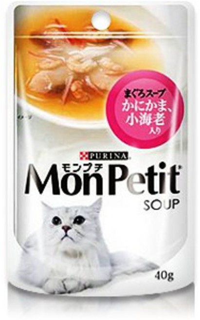 MonPetit 貓倍麗 極品鮮湯系列 40g 貓湯包, 1個, 貓倍麗-鮮蝦極品高湯 (12入), 鮮蝦