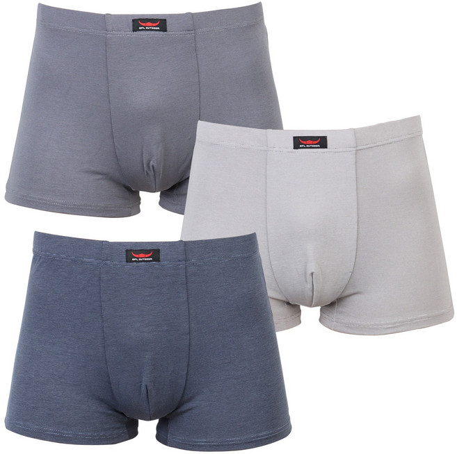 BFL OUTDOOR 남성용 인견 스판 드로즈 2806 사각팬티 3매입