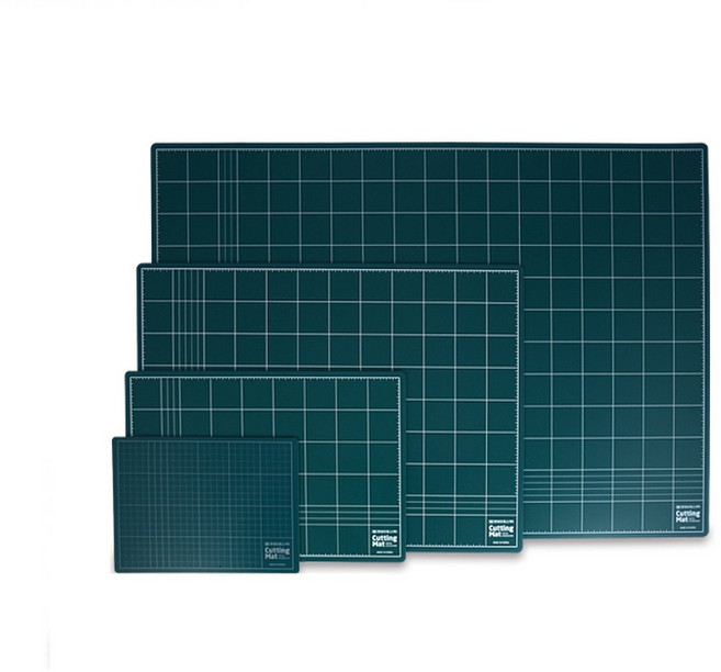 데스크매트 책상매트 커팅매트 컷팅매트 책상깔판 책상매트 데스크용품 사무용품 커팅매트A1 A2 A3 A4 재단매트 칼판 칼질판, 녹색