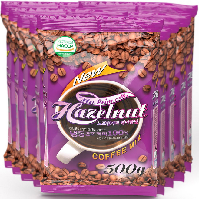 모카-노프림헤즐넛설탕커피500g x12, 500g, 12개, 1개입