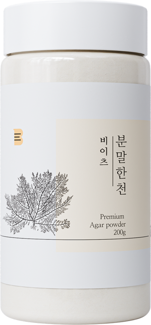 비이츠 청정 한천가루 분말, 1개, 200g