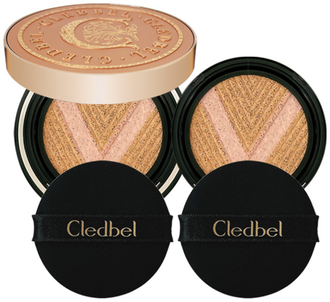 끌레드벨 쿠션 글로우 파워 리프트 브이 로즈골드케이스 본품+리필, 21호 본품(로즈골드케이스)+리필, 1개