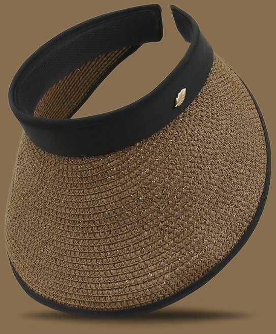 라핑 국내제작 밀짚 와이어 썬캡 모자