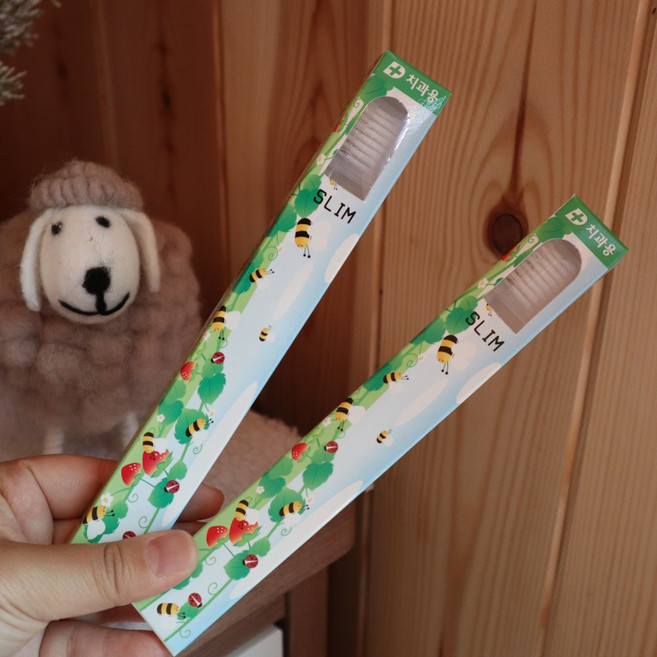 하나로덴탈 어린이 치과칫솔 8~13세 유아 치과 칫솔 335, 1세트, 12개입