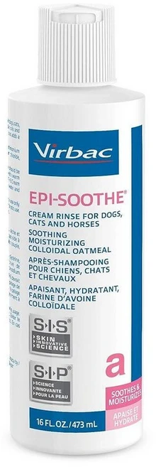 Virbac EPI-SOOTHE 크림 린스 | 개 고양이 및 말용 반려동물 컨디셔너 (473.2ml/16온스) - 건조하고 민감한 피부용 191950 - 쿠팡