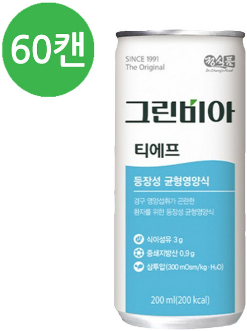그린비아 티에프 경관 급식 전용 환자식, 200ml, 60개