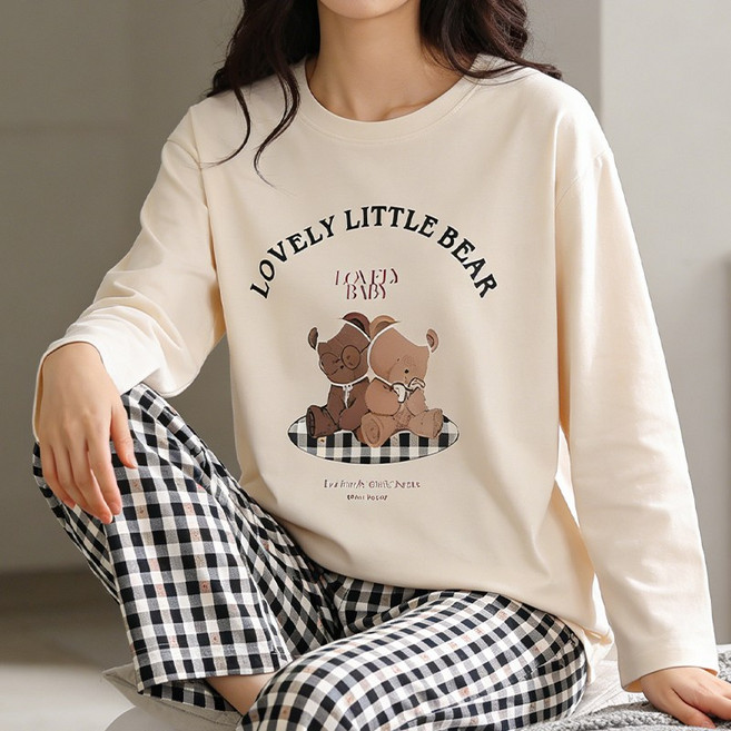 긴팔 긴바지 잠옷 파자마 홈웨어 상하세트