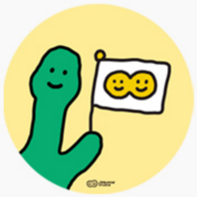 [조구만] 마우스패드, 1개, B. 원형 깃발