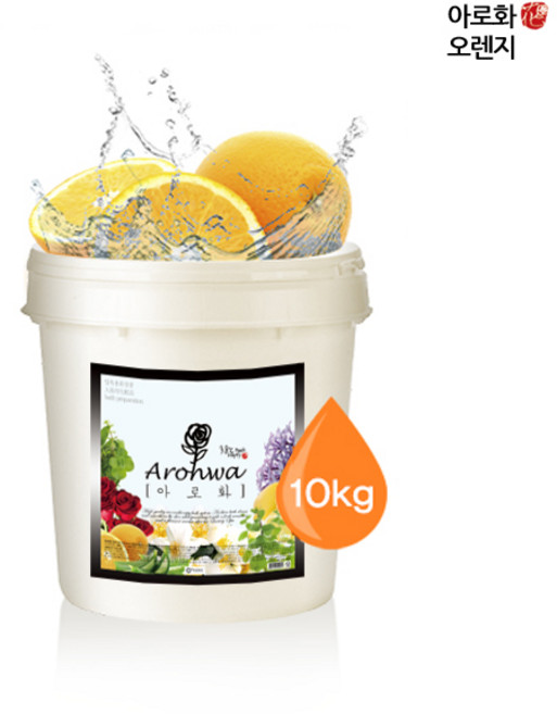 아로화(Arowha) 오렌지 아로마 입욕제 (족욕제) 10kg 대용량 업소용 입욕 / 족욕 가루, 1개, Orange (오렌지)