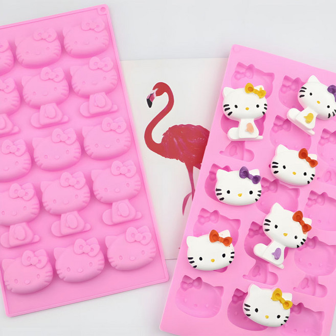 캐릭터 쿠키틀 15구 초콜렛 쿠키몰드 겸 얼음틀 F770, 단품, 1개