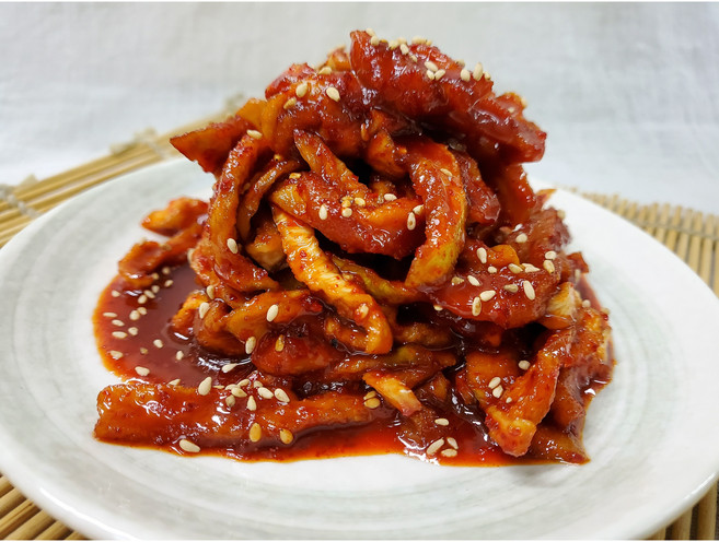 (국산)배가원 무말랭이 장아찌, 500g, 2개