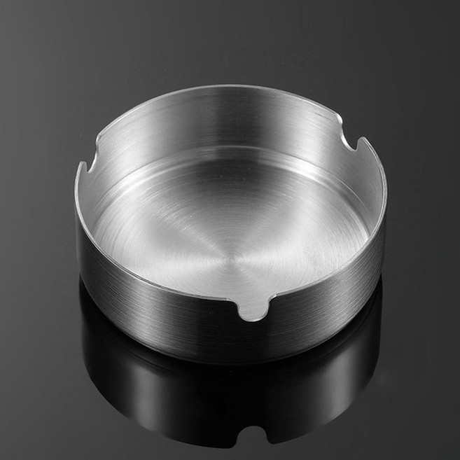 스텐 재털이 10cm 재떨이 원형 업소용 가정용, 1개