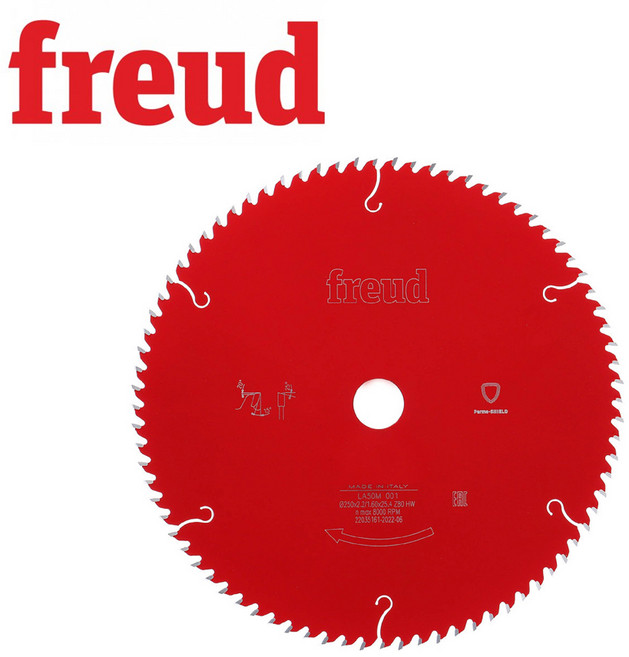 프레우드 원형톱날 LA50M001 ATB T형 10인치 목재용 250x25.4x80Tx1.6