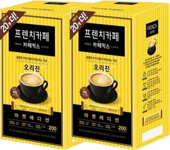 남양 프렌치카페 카페믹스 오리진 400T(200T), 11.1g, 200개입, 2개