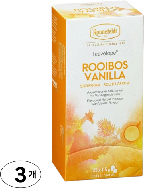 로네펠트 티벨롭 루이보스 바닐라 25티백, 1.52g, 25개입, 3개