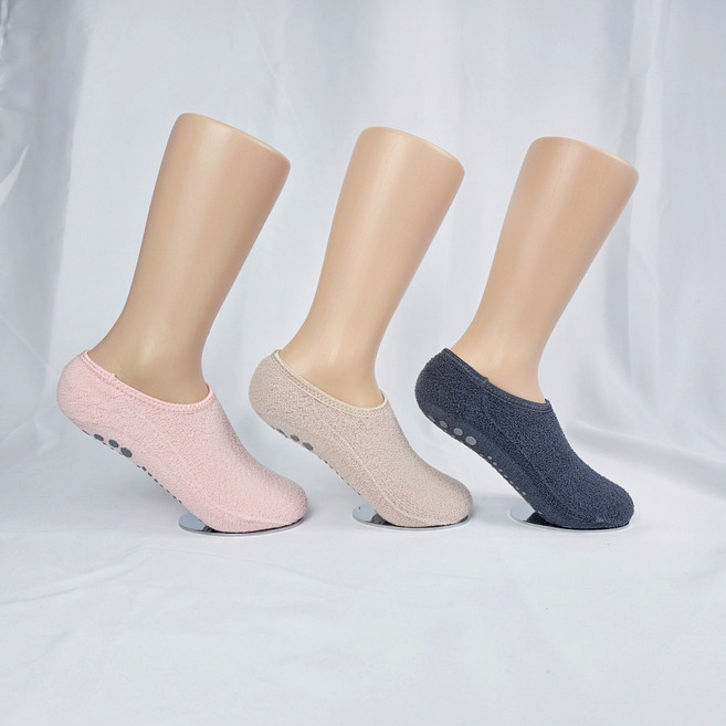 여자 미끄럼방지 겨울 덧신 YH-805 노인 할머니 논슬립 양말 식당 어린이집 선생님 실내용 후리스 기모 따뜻한 보온 덧신세트 선물 장기요양 복지용구 실버용품