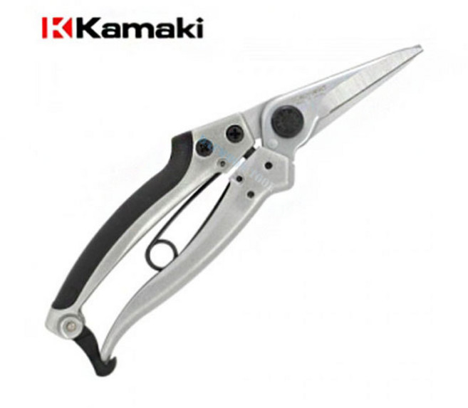 KAMAKI 가마끼 전지가위 890DN 전정가위 원예조경 한손 채과 과수원 가지 정원, 1개