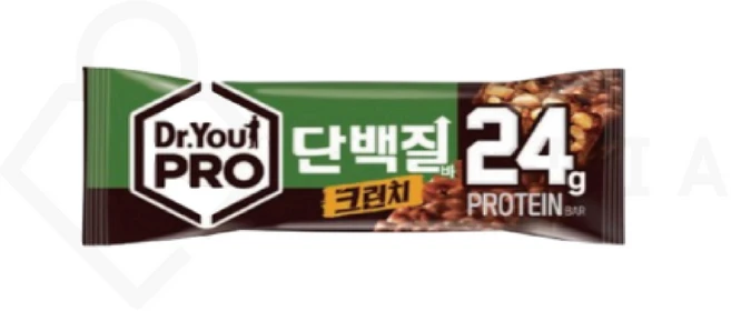 닥터유 프로 피넛버터크런치 단백질바 8p, 560g, 2개 - 쿠팡