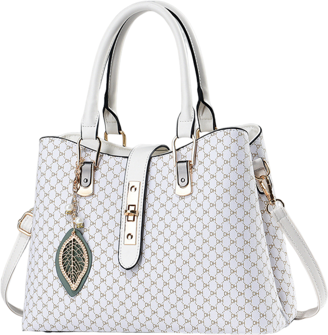 CQGD 중년여성 가죽 핸드백 숄더백 크로스백 데일리 토트백