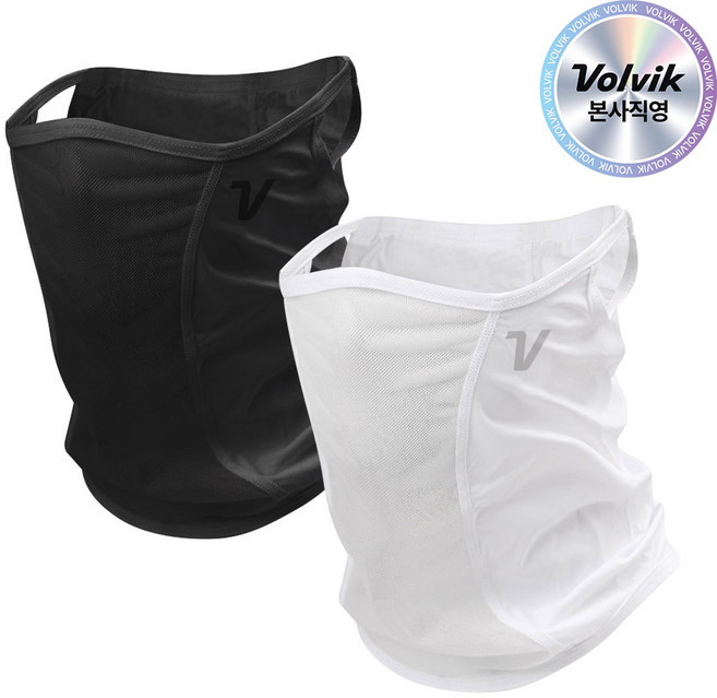 [본사직영] 볼빅 VBDS 아쿠아 자외선 UV 차단 쿨링 냉감 마스크, 쿨링 블랙, 1개