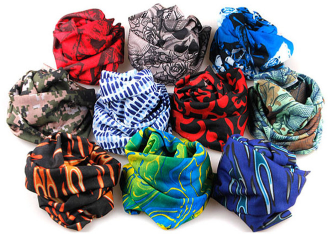 멀티스카프 넥워머 버프 넥스카프, 노란불꽃