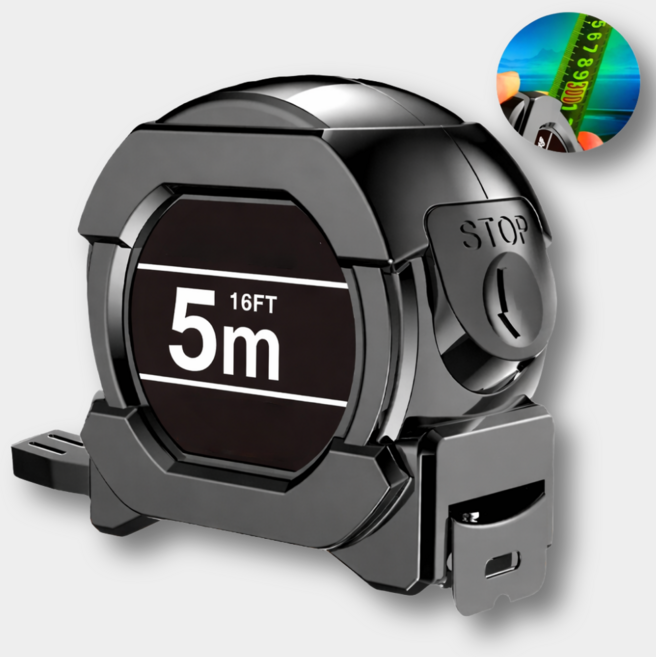 베픽스 오토락 형광 눈금 줄자 5m, 1개