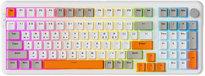 포팩트 ACT99 유무선 저소음 기계식 키보드 VIA 오테뮤 저소음라임축V3 530087