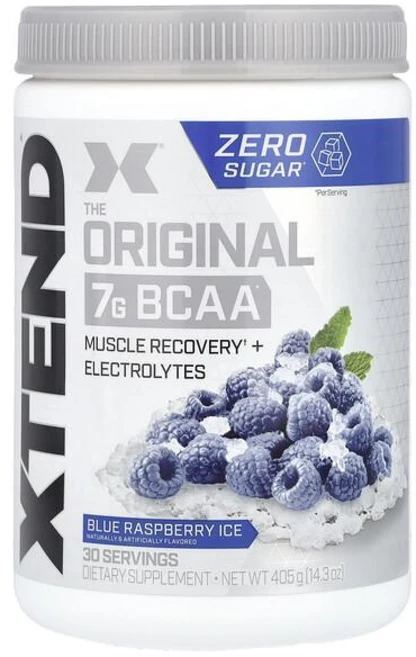 XTEND 7G BCAA Blue Raspberry Ice 엑스텐드 7G BCAA 블루 라즈베리 아이스, 405g, 2개 - 쿠팡